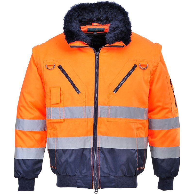 Portwest PJ50 Blouson pilote 3 en 1 haute visibilité