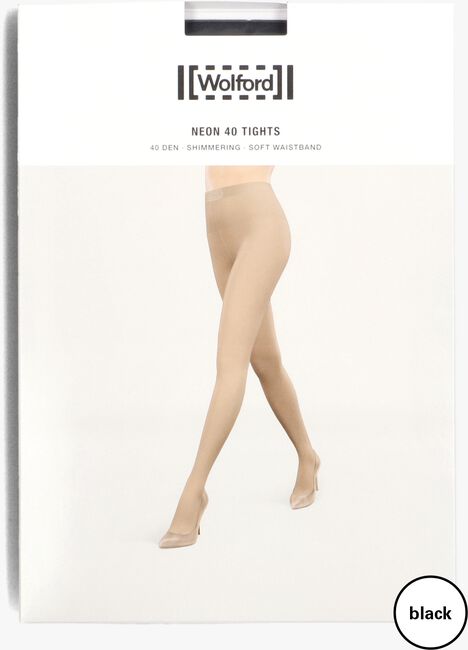 zwarte wolford panty's neon 40 tights