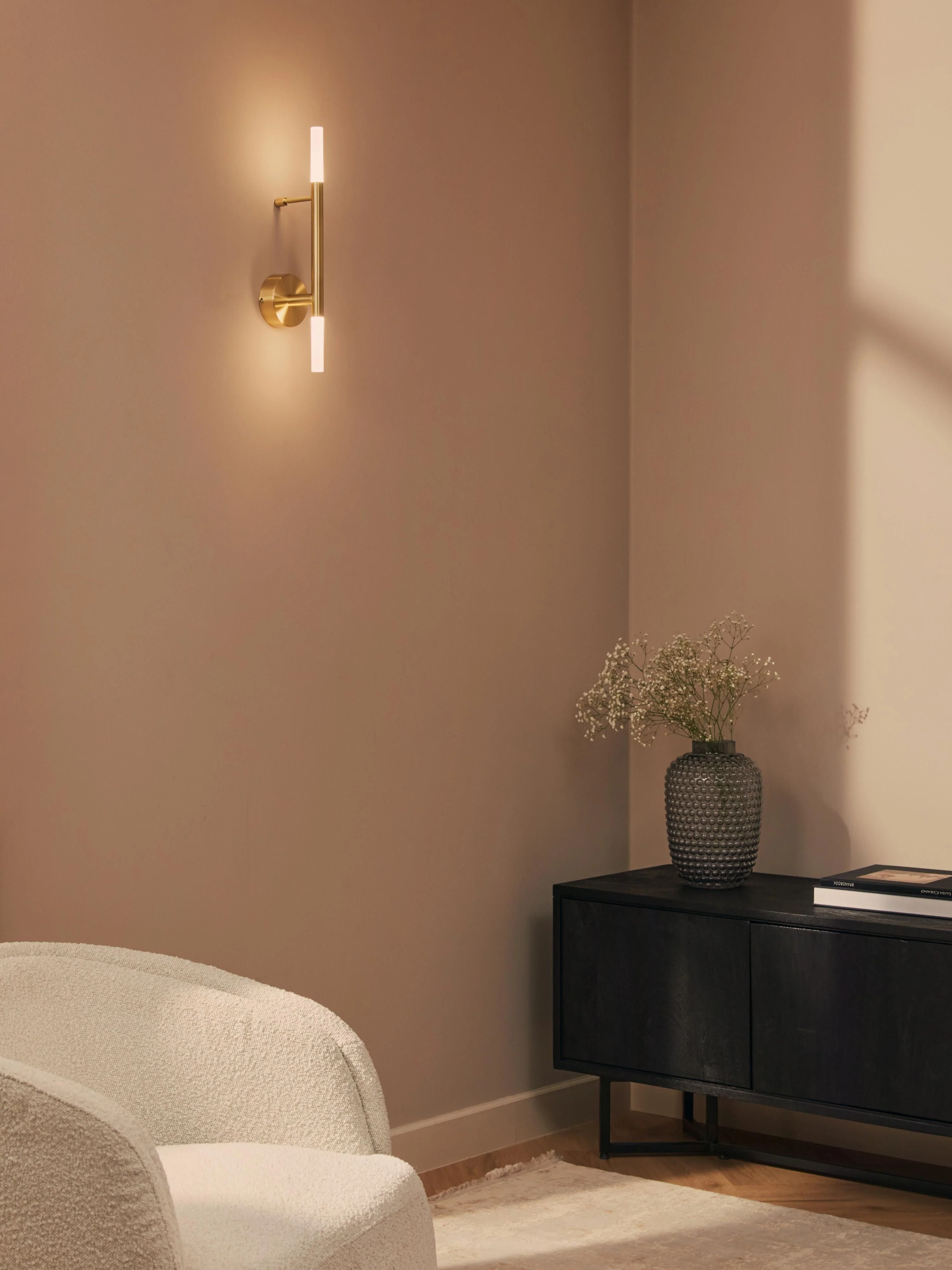 Grote LED wandlamp Gratia