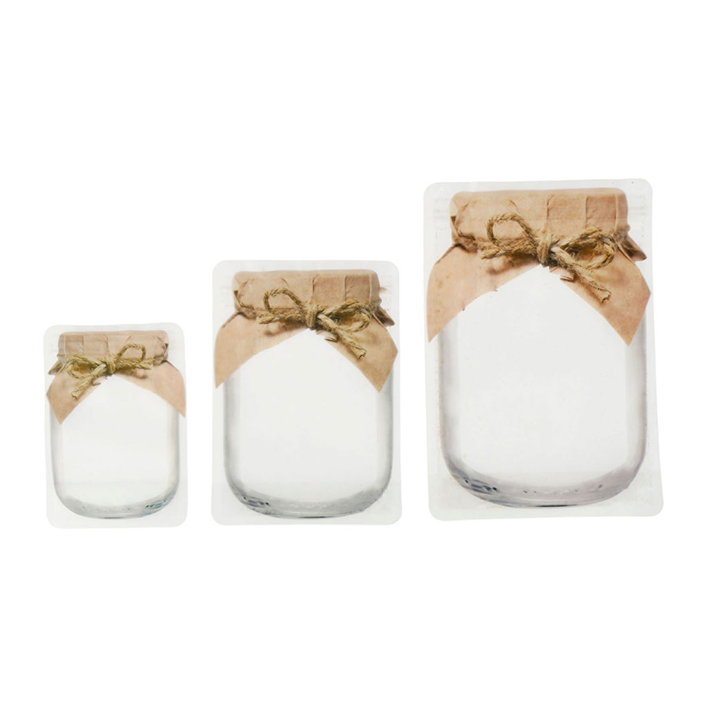 Lot de 6 sachets de conservation zippés 17x28.7x0.5cm