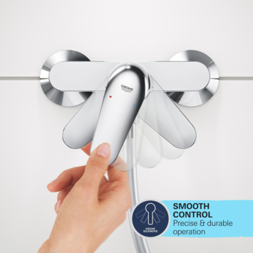 Grohe bad-/douchemengkraan Start mat zwart 15 cm