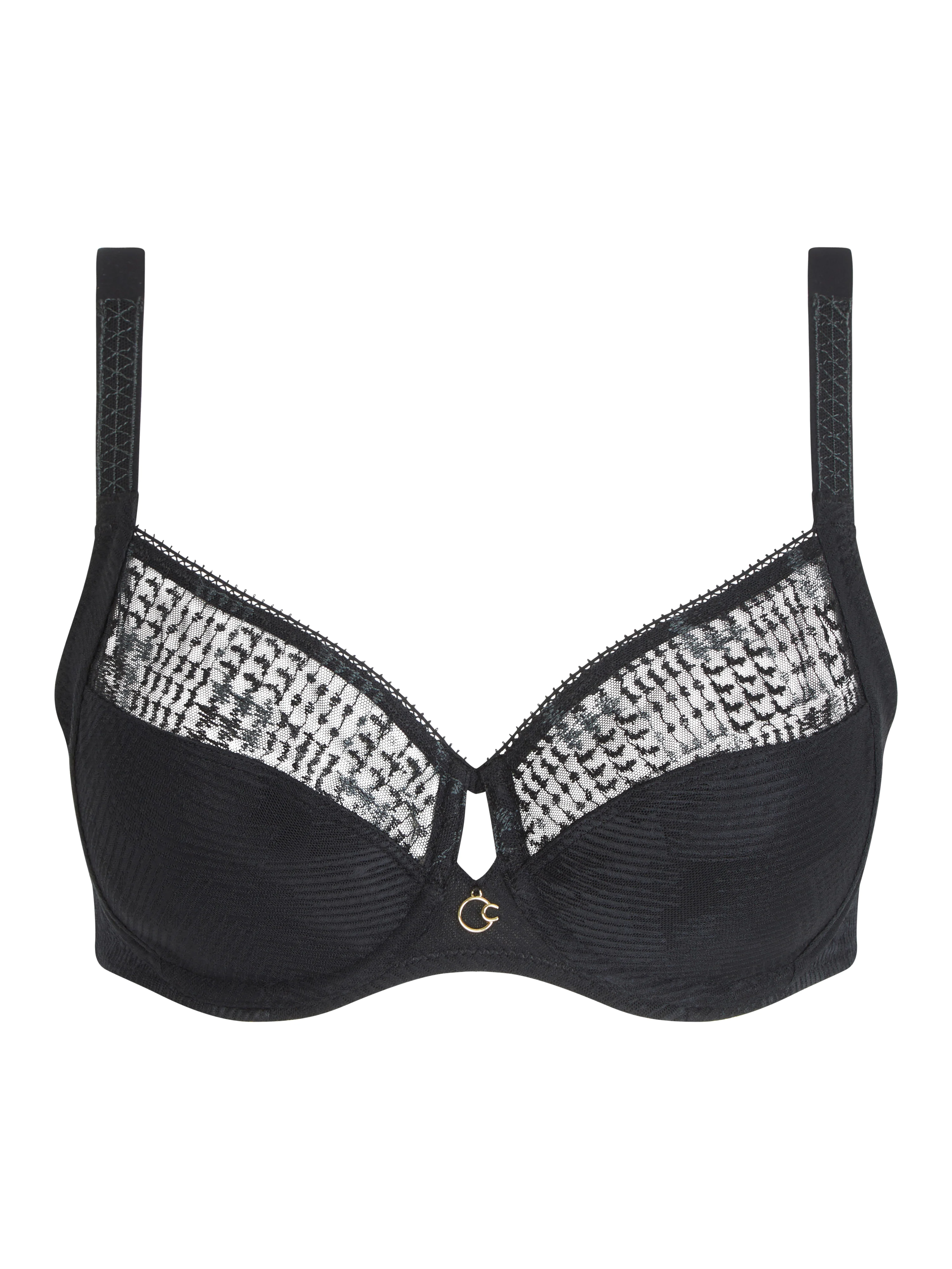INTRIGUE - Soutien-gorge emboîtant broderie | Noir