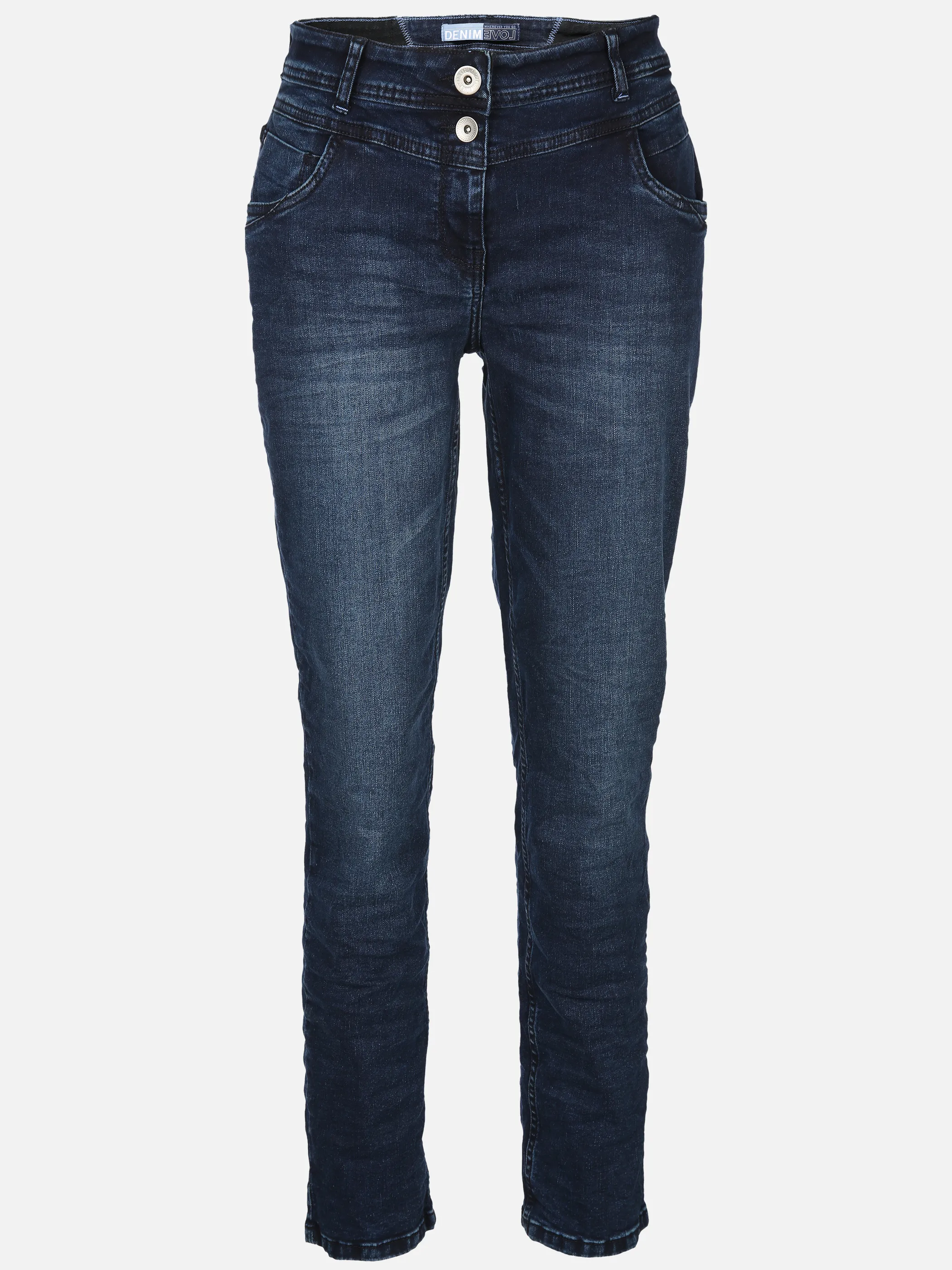 Damen Jeans mit Doppelknopf