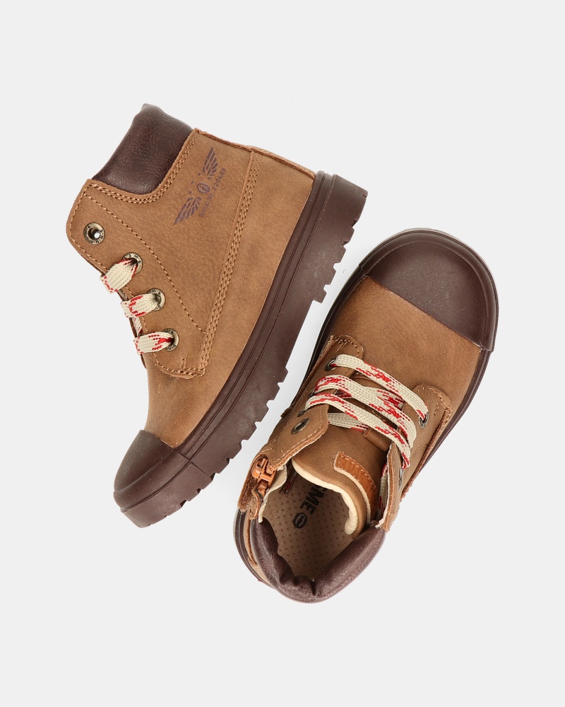 Shoesme Veterboots  - cognac