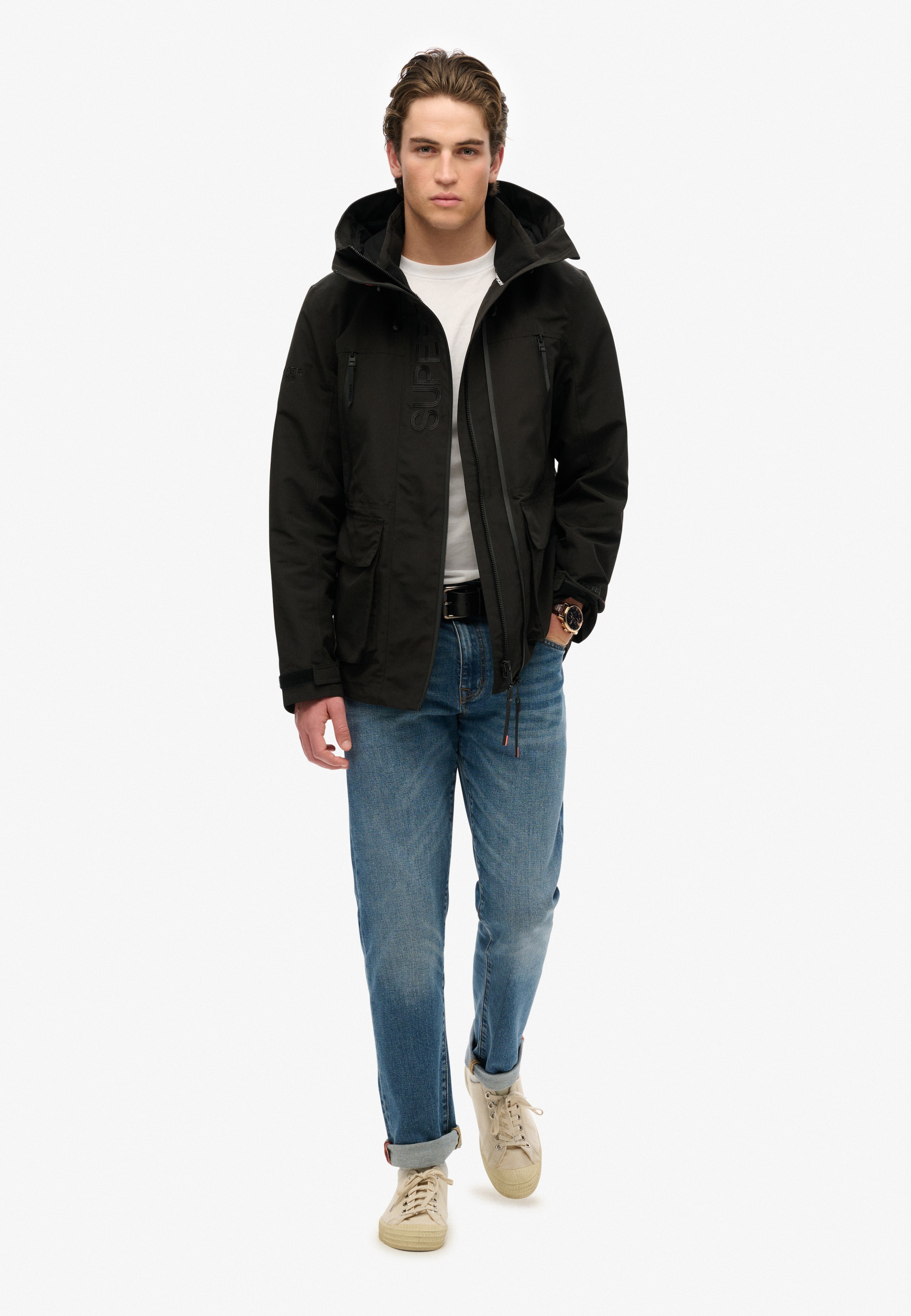 Superdry Outdoorjacke »HOOD ULTIMATE EMB WINDBREAKER« mit Kapuze