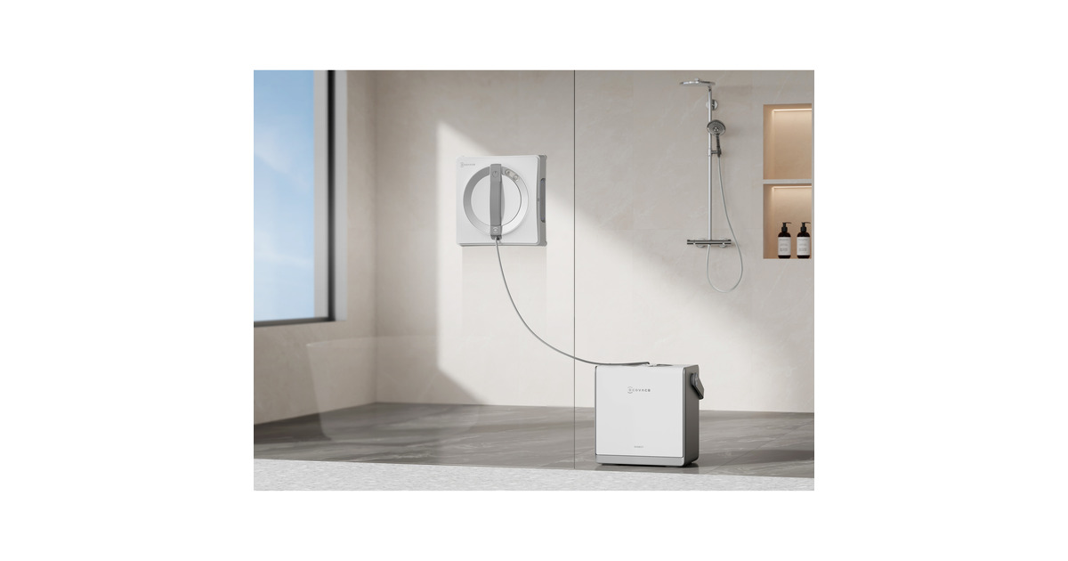 ECOVACSWINBOT W2 PRO OMNI raamreiniger  (Wit, 126 watt, met draagbaar dockingstation)
