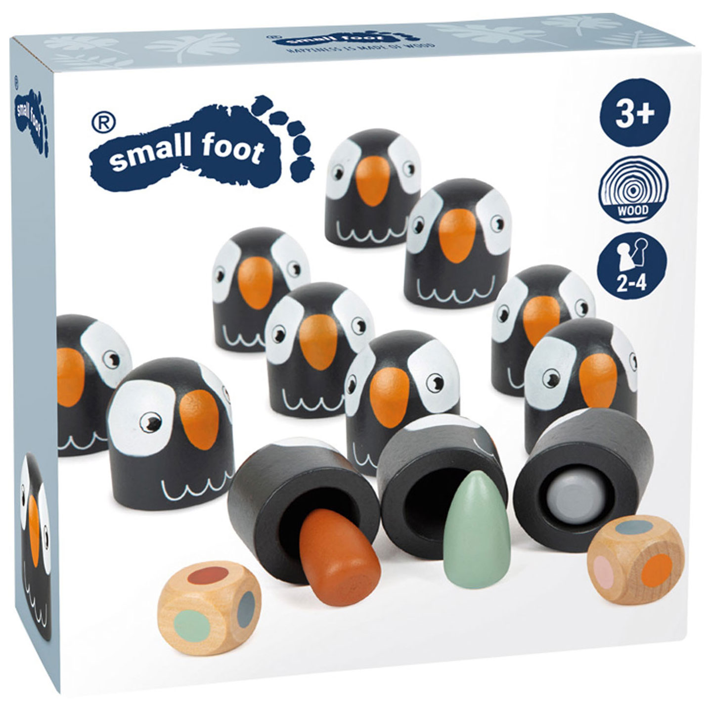 Small Foot-Houten Memospel Pinguin, 26dlg.