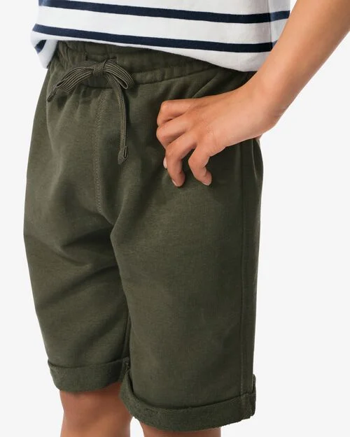 2 shorts enfant vert