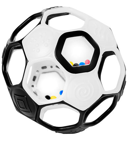 Bright Starts Motorikspielzeug - Fußball - Schwarz/Weiß