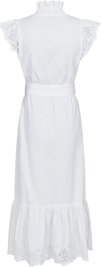 Neo Noir Tianna Embroidery Dress White