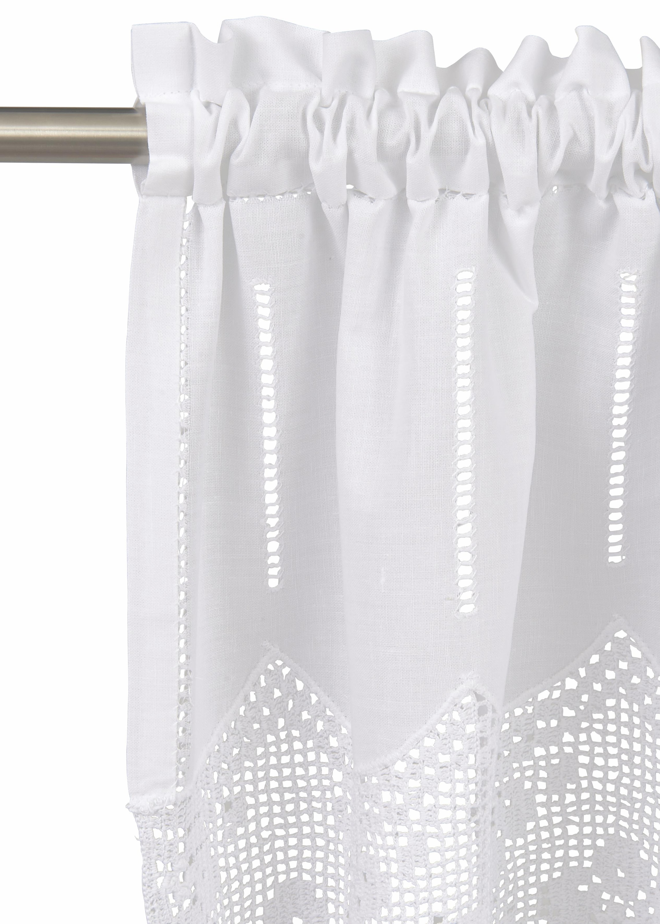 HOSSNER - ART OF HOME DECO Querbehang »Staffelsee« Stangendurchzug 1 Stk. tlg.