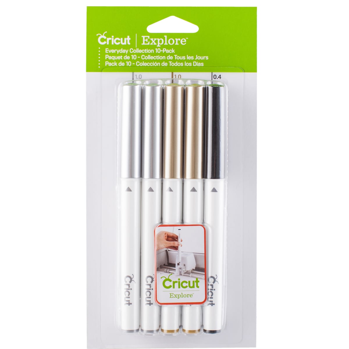 Cricut Explore/Maker sett med penner 10-pakning (hverdagskolleksjon)