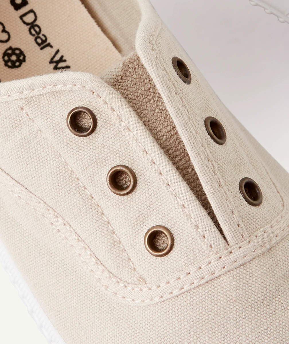 VICTORIACHAUSSURES EN TOILE DE FIBRES RECYCLÉES GRISES