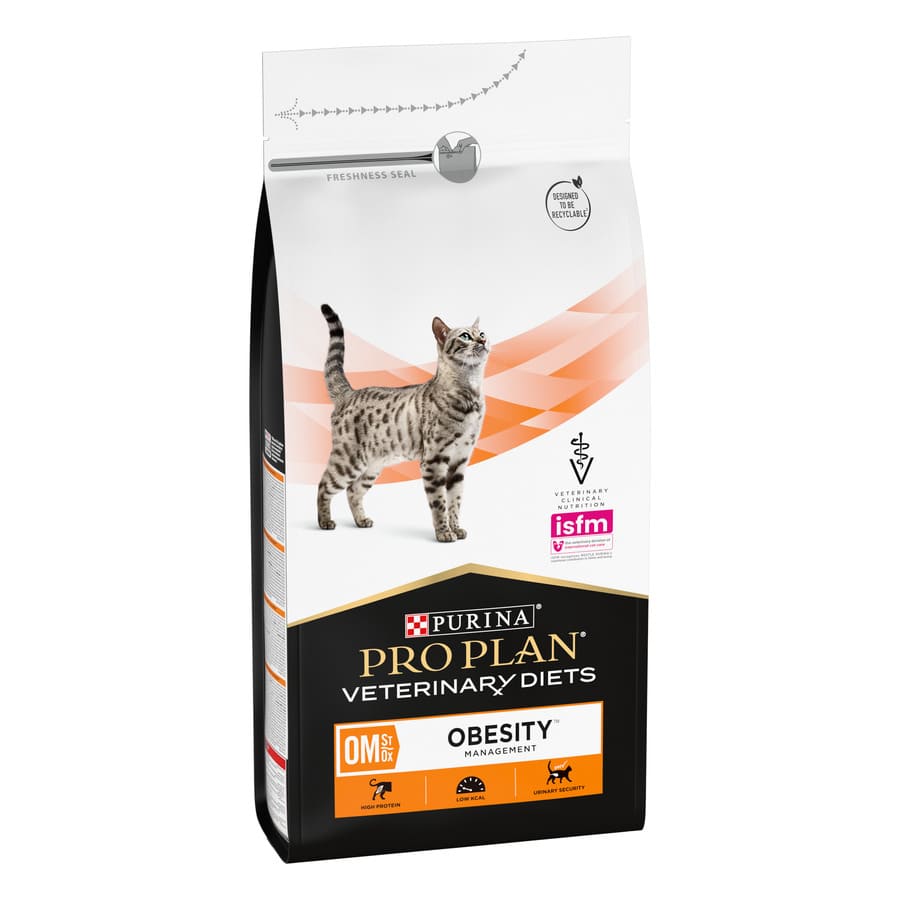 Pro Plan Veterinary Diets - Ração para Controle da Obesidade em Gatos