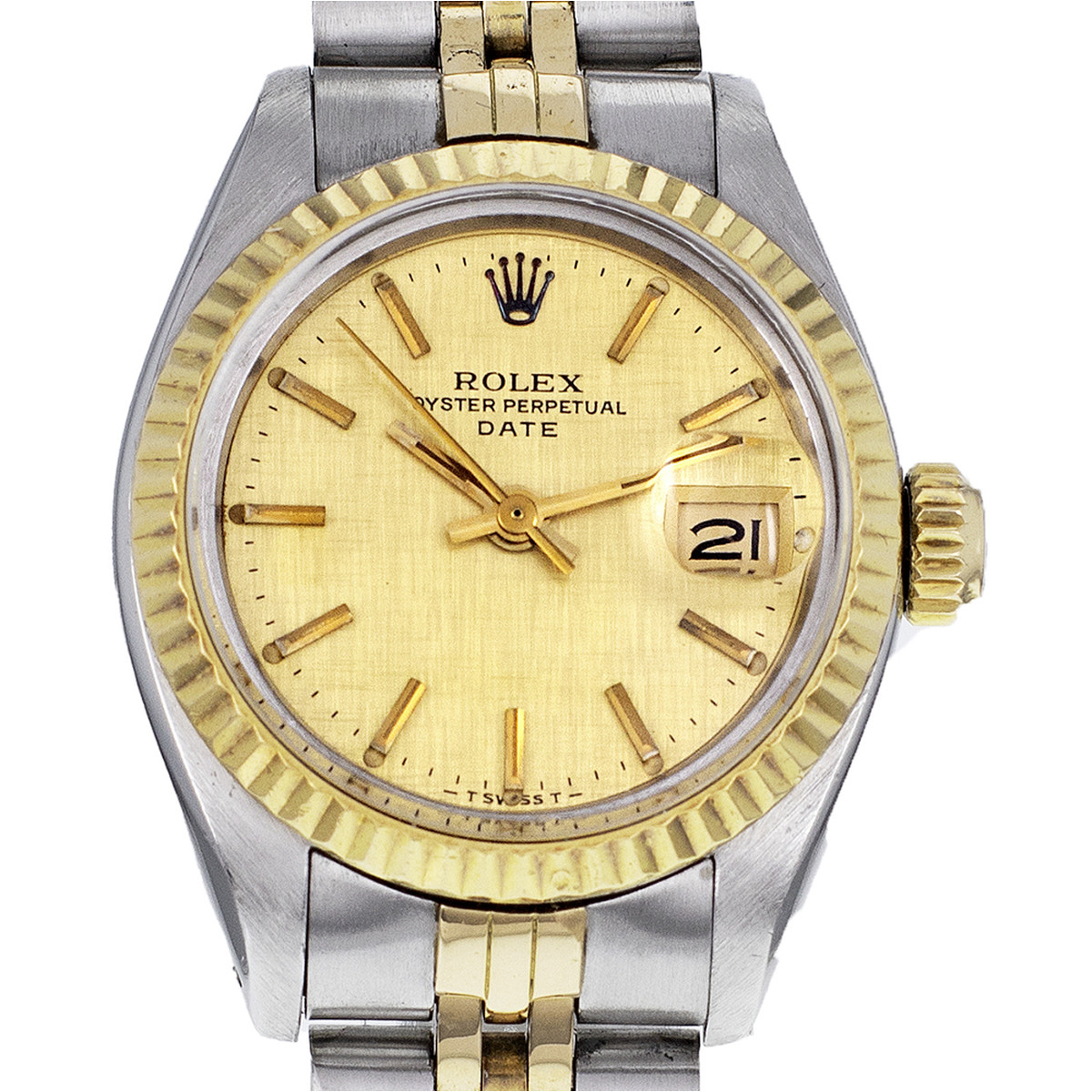 Montre d'occasion ROLEX op date 26 acier femme automatique
