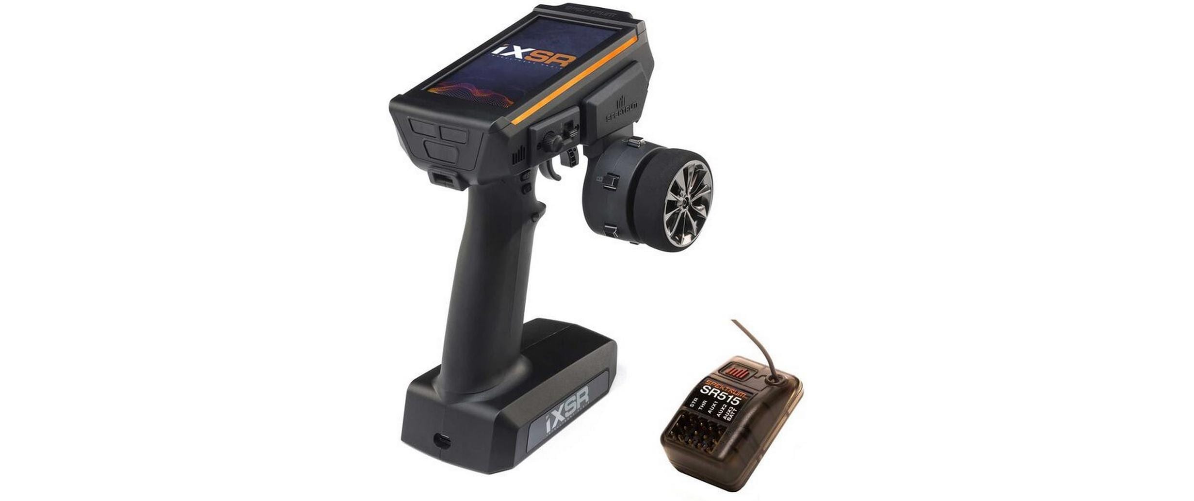 Fernsteuerung iXSR DSMR 2.4 GHz 6-Kanal inkl. SR515<br>6-Kanal DSMR Sender für RC-Fahrzeuge inklusive Empfänger