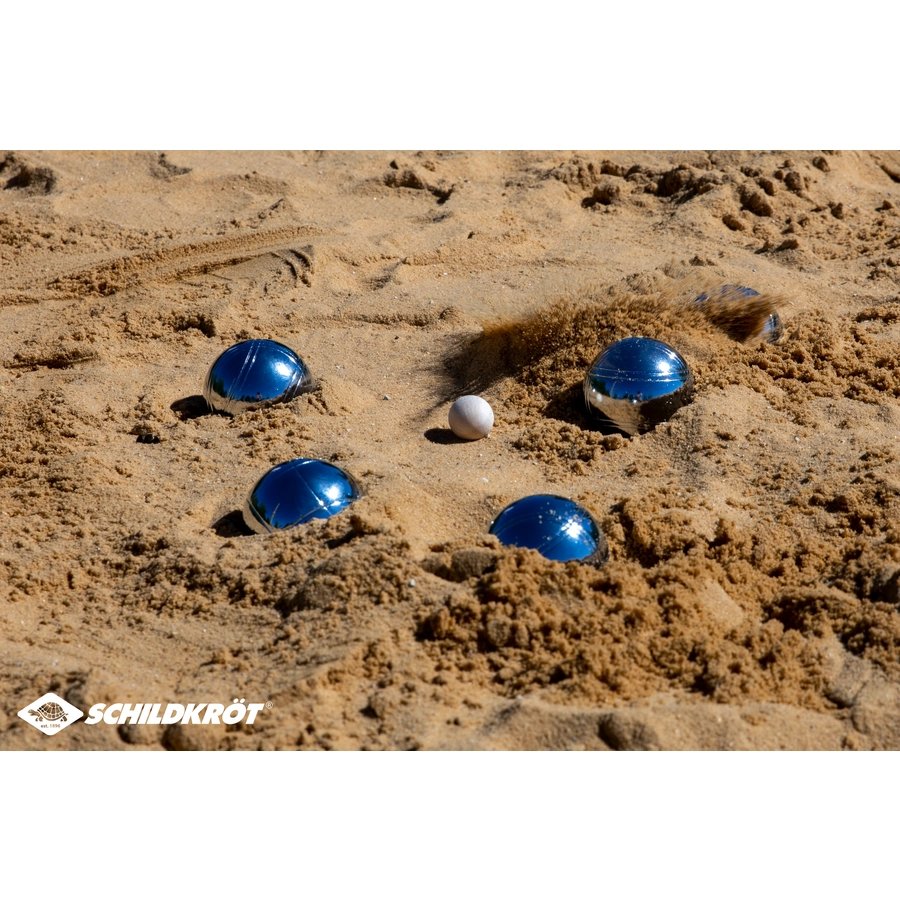 SCHILDKRÖT® Boule  Boccia  Petanque Set Stahl