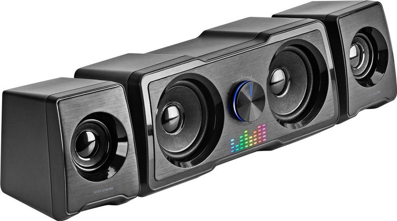 Mars Gaming MS22 luidspreker Zwart Bedraad 35 W