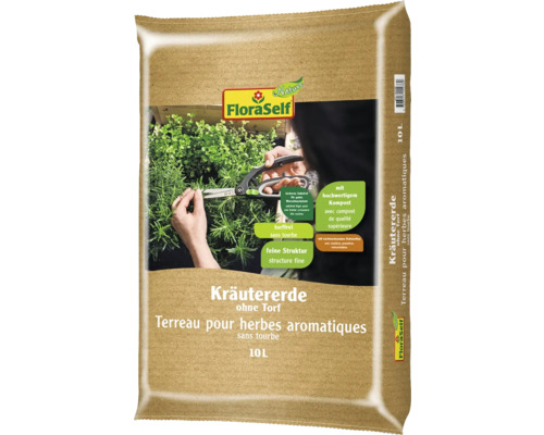 FloraSelf Nature turfvrije kruidengrond 10 L