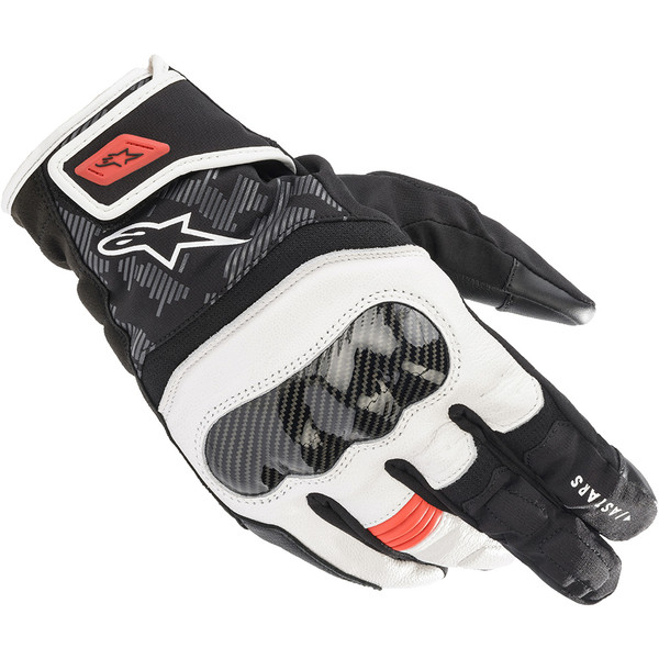 Alpinestars - Gants SMX Z Drystar® Noir / Blanc / Rouge fluo