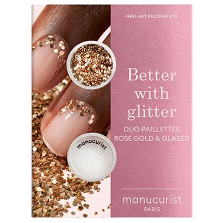 Manucurist Duo Paillette & poudre - Rose Gold Edition