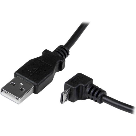 StarTech.com Câble Micro USB 2 m - A vers Micro B coudé 90° vers le bas