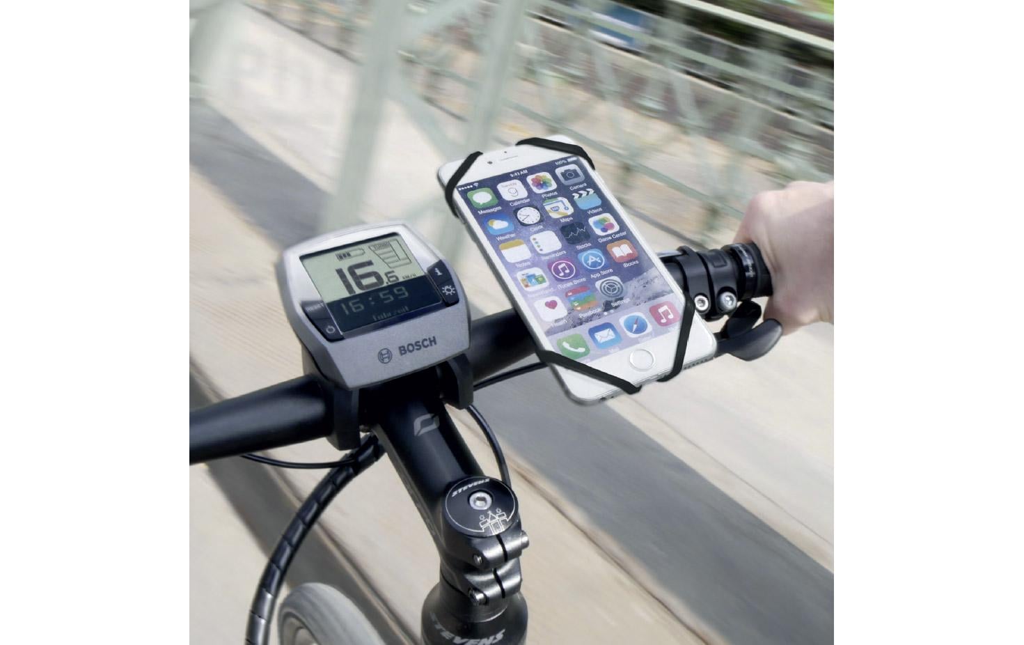Fahrradmobiltelefonhalter Phone Pad mit Halter CADDYSmartphonehalter