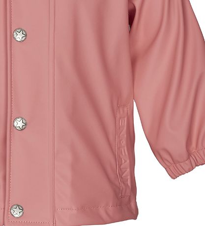 En Fant Regnt?j m. Seler - PU - Old Rose