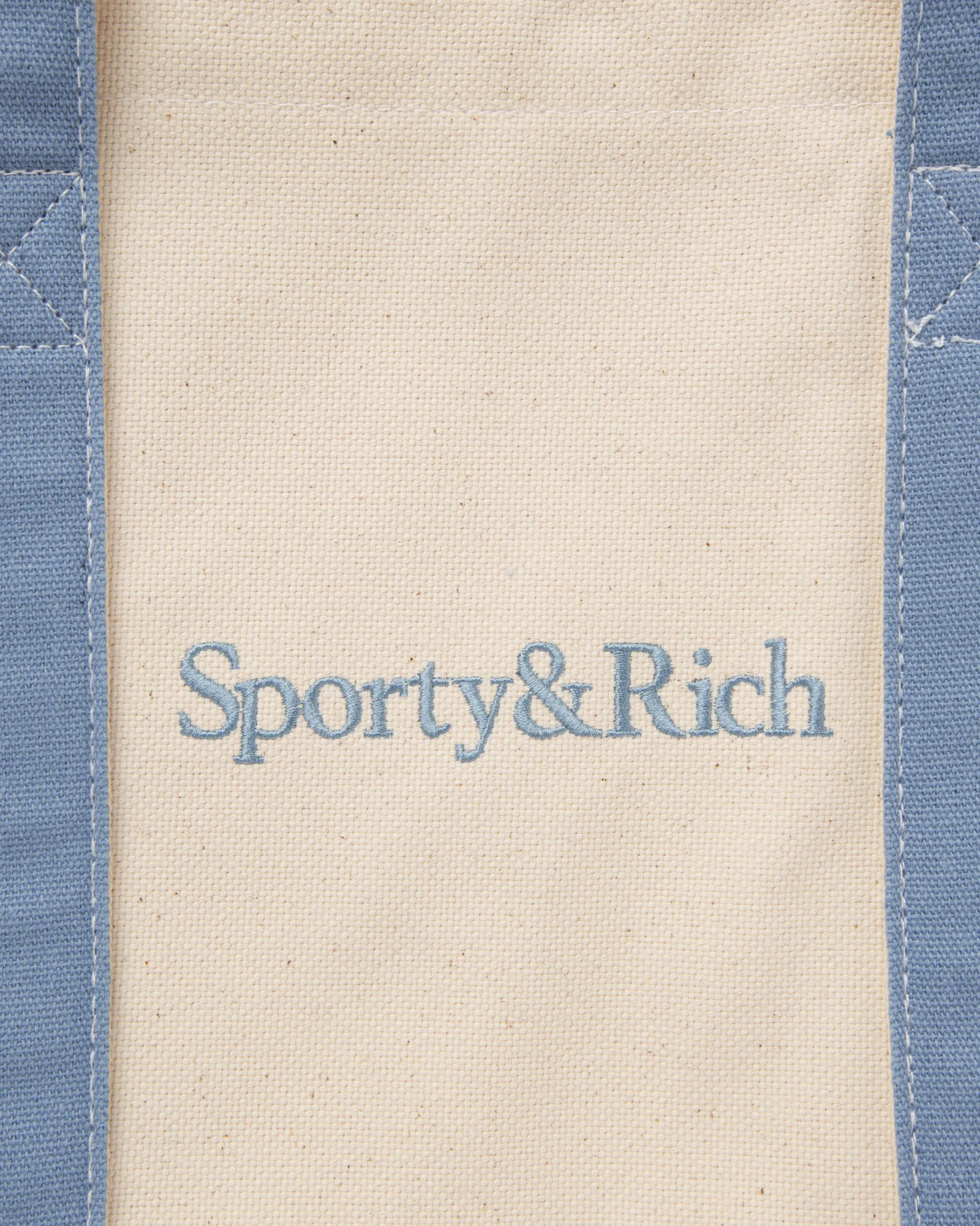 Sporty & Rich Serif Logo Two Tone Tote