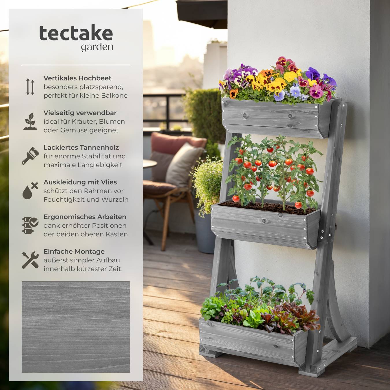 Vertikalbeet Flora
