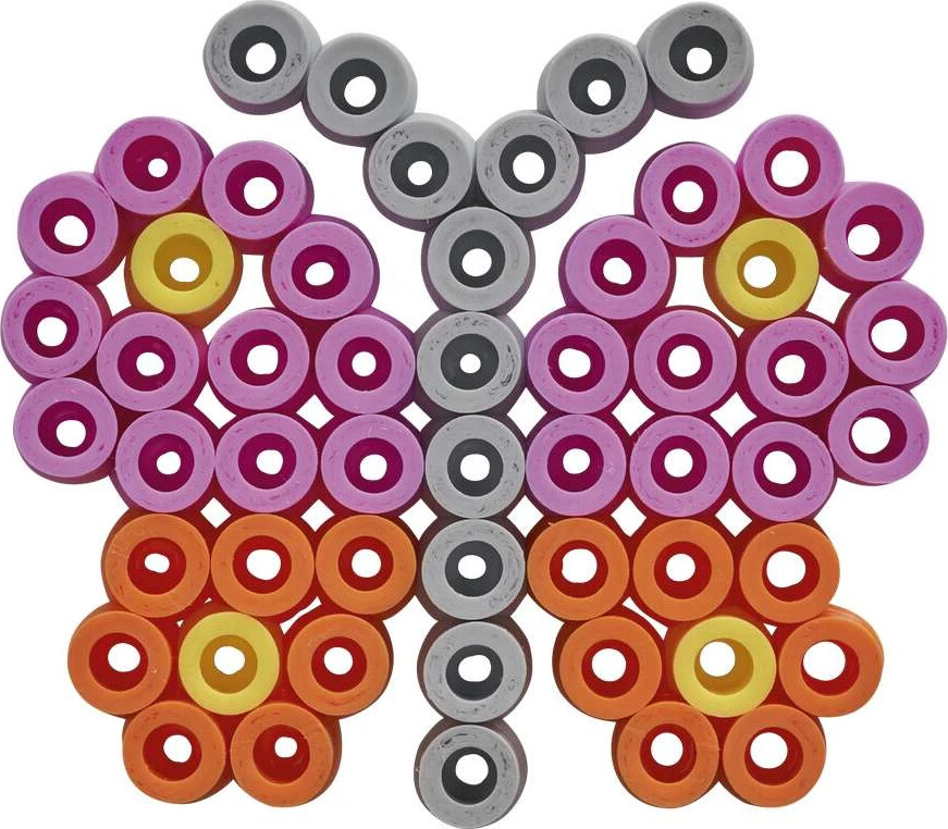 Hama Maxi Perlesæt - 3.000 Perler Og 4 Plader Bøtte - 8806