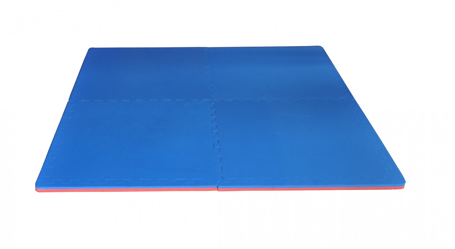 Bodenschutzmatte 4er Set blau/rot