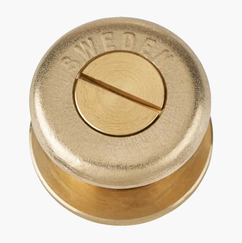 Tappeplugg, messing, 33 mm