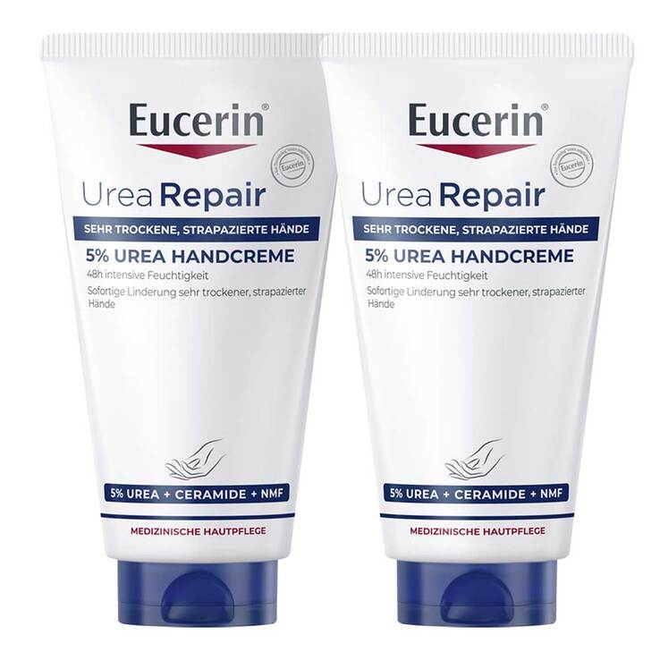 Eucerin Urearepair Handcreme 5%, 2x75 ml