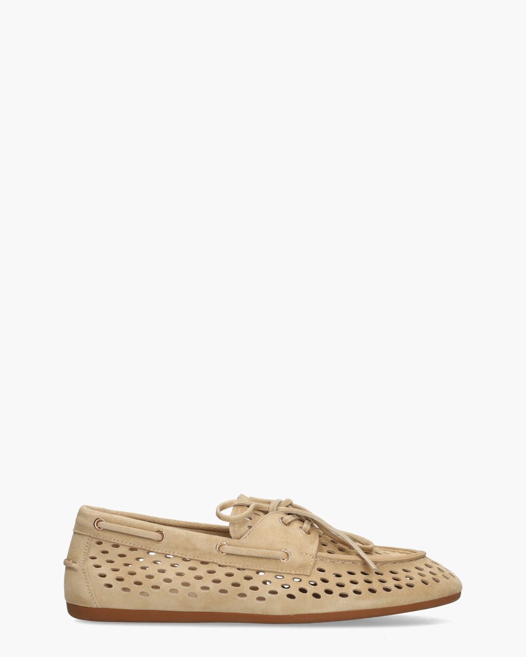 Toral Karmel Beige Dames Veterschoenen