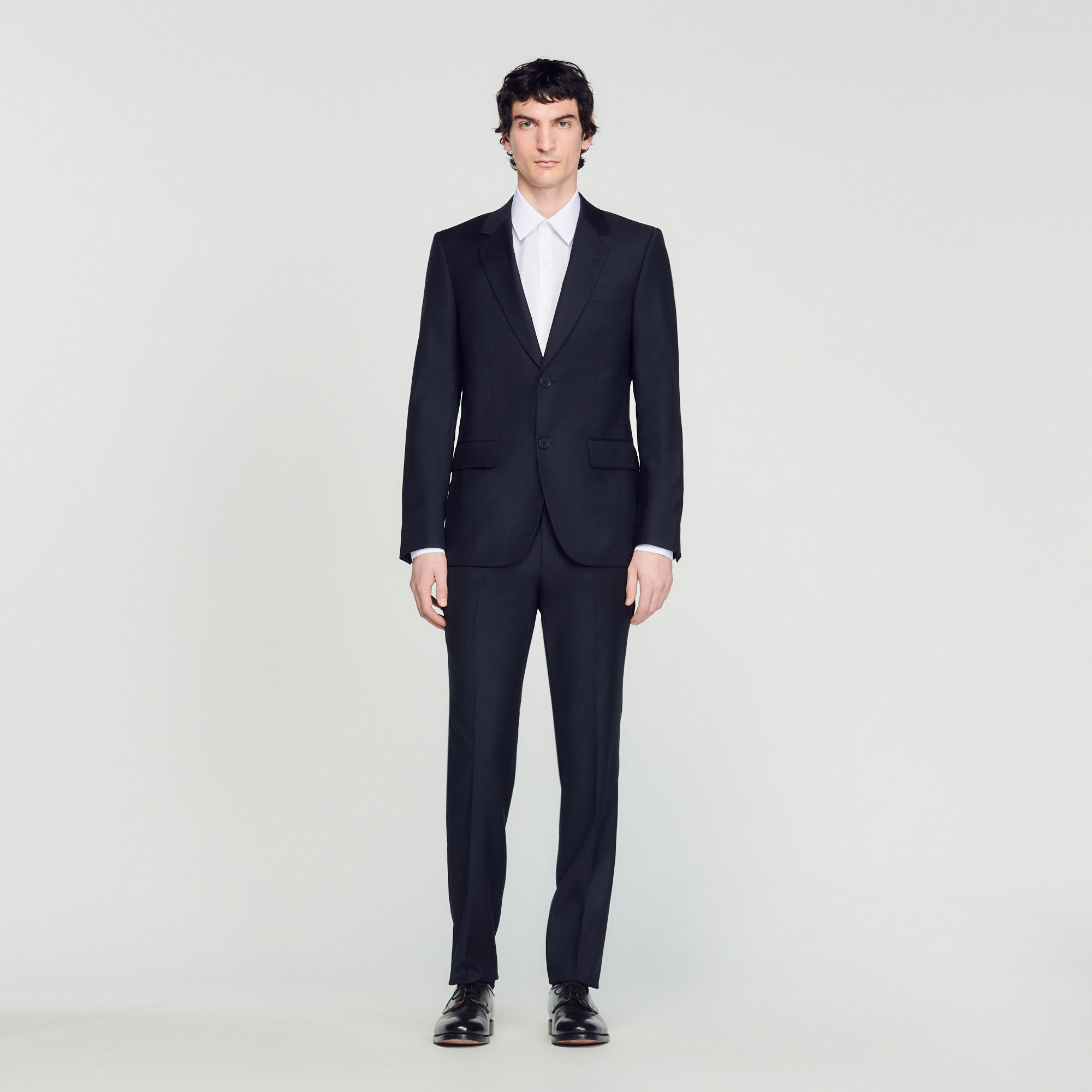 Veste de costume en laine vierge