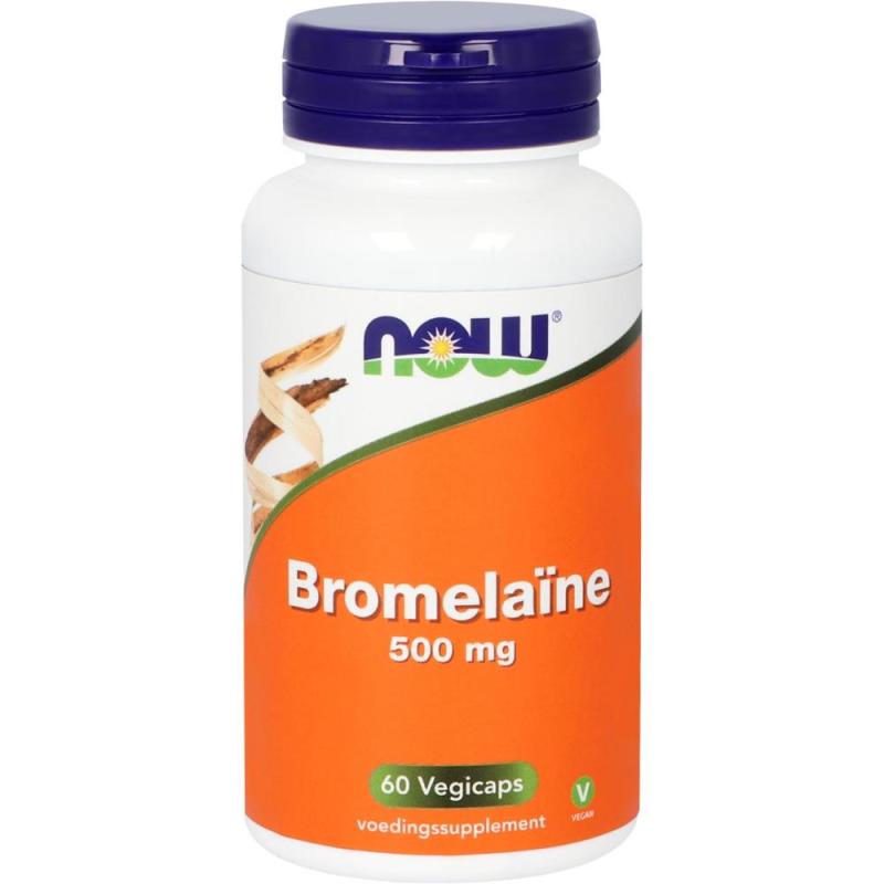 Now Bromelaïne 500mg 60 capsules