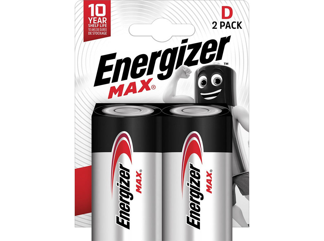 PILHAS ALCALINAS ENERGIZER D ULTRA  MAX PACK 2 UNIDADES