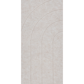 Viltpaneel 4 lijnen beige 60x30 cm