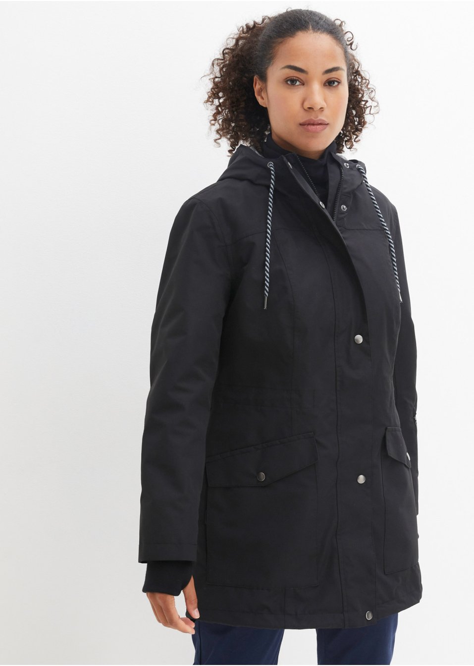 Veste longue 3 en 1 avec polyester recyclé