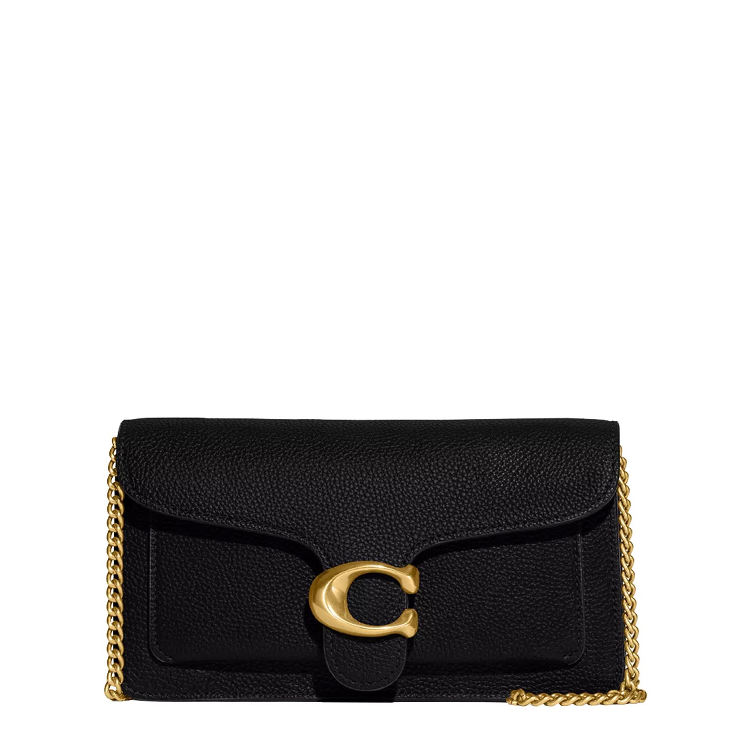 Coach Tabby Chain Clutch black