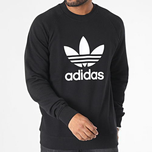 Sweat Crewneck Trefoil IM4500 Noir