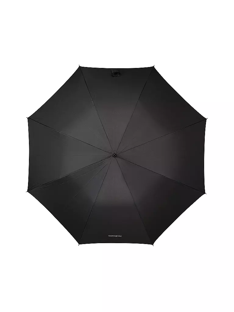SAMSONITE Regenschirm WOOD CLASSIC Black schwarz