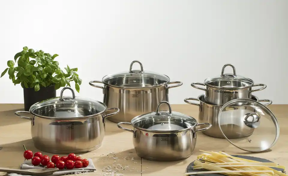 KHG Topfset, 5-teilig Platin