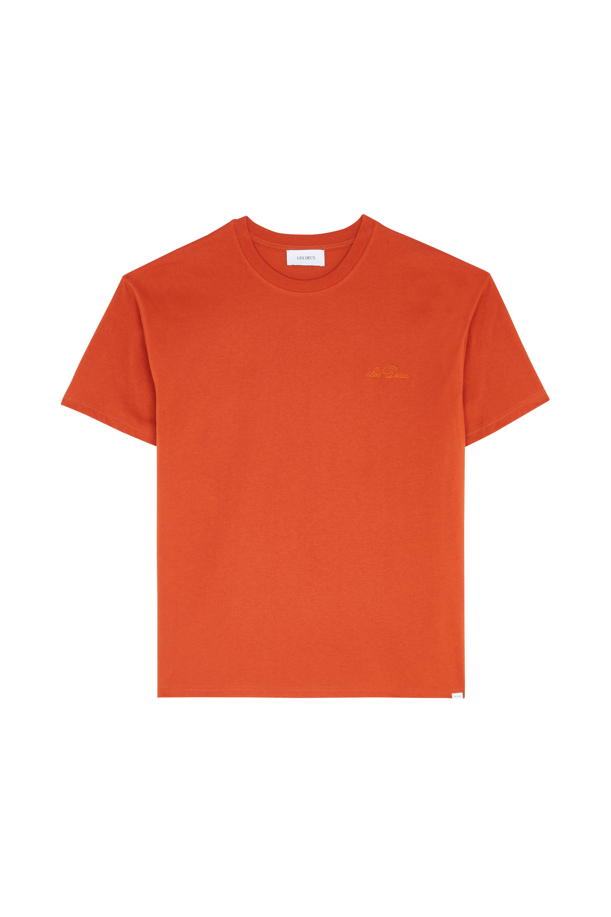 LES DEUX T-shirt Crew Orange