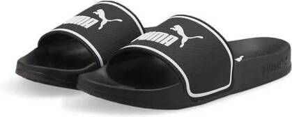 Puma Leadcat 2.0 badslippers zwart wit Rubber Logo 34 5