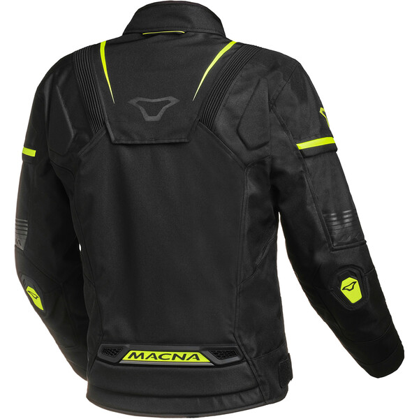 Macna - Blouson Adept Noir / Jaune fluo