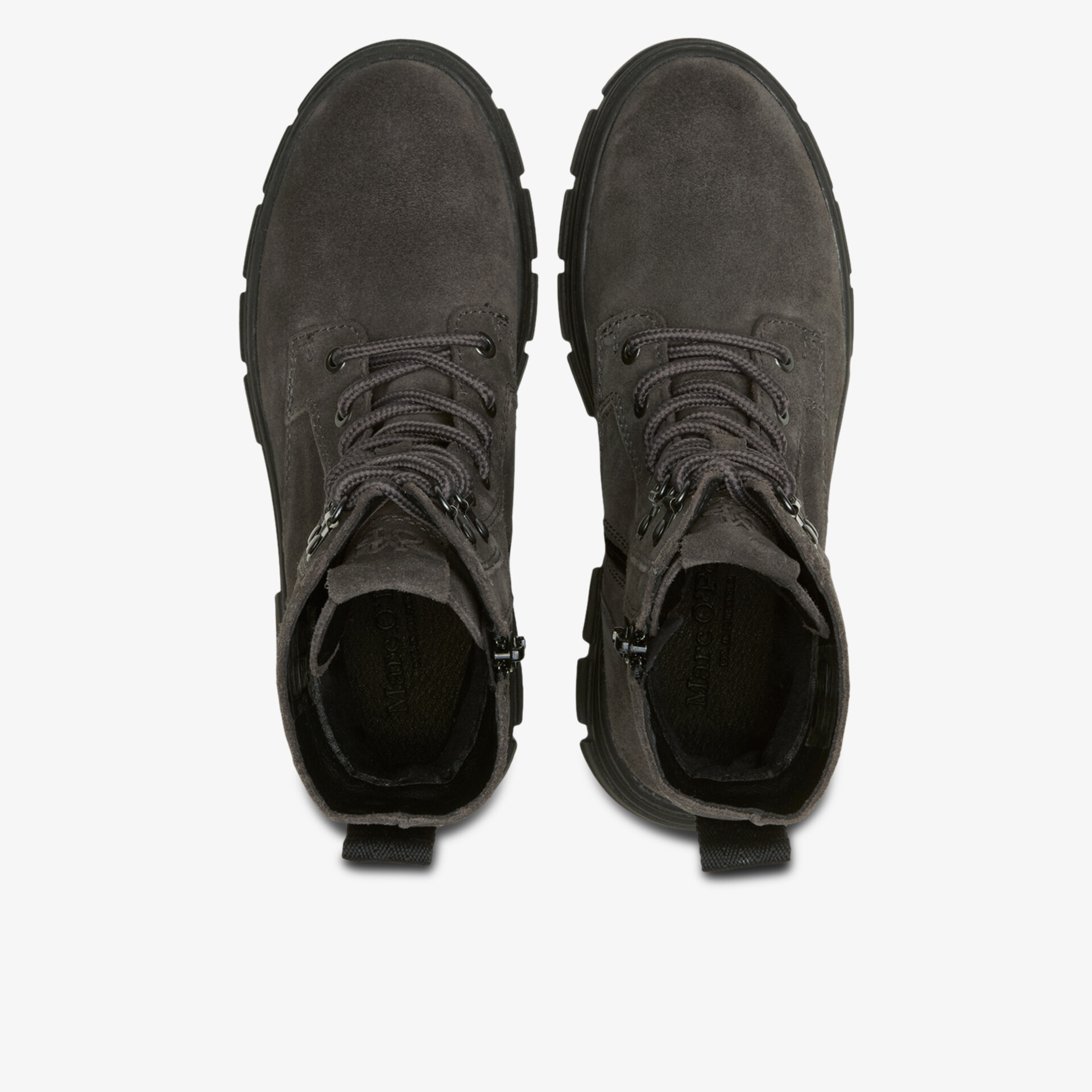 Marc O´Polo Damen Schnürstiefeletten grau