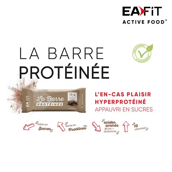 Barra de proteína Eafit sabor chocolate 46g