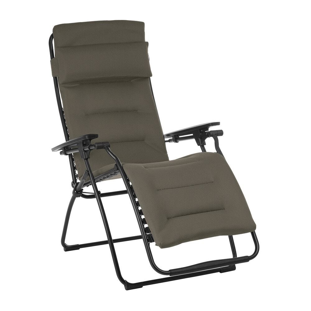 Gepolsterte Zero-Gravity-Relaxliege Futura AirComfort® Braun Taupe
